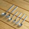 Nagao Herb Dinner Cutlery 8 Stainless Dishwasher Made in Japan Set, Pieces, 18-0 Steel, Safe,