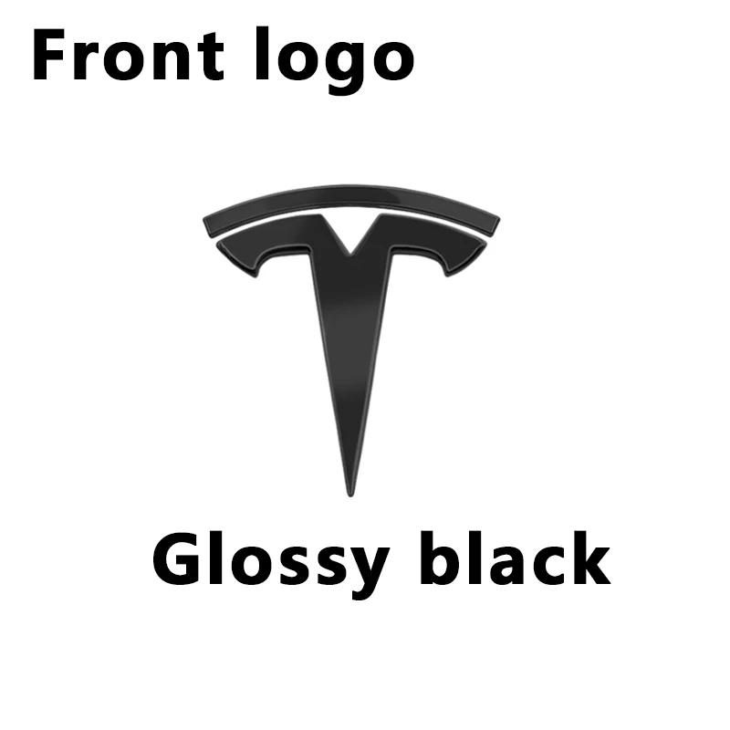 Car Sticker 2025 New Tesla For Tesla Model 3 Model Y Personalization Auto Decal Car Logo Badge Hood Front Grille Rear Trunk Deco