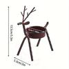 Iron Craft Deer Candle Holder Stand Home Table Desk Birthday Party Decor Metal Artwork