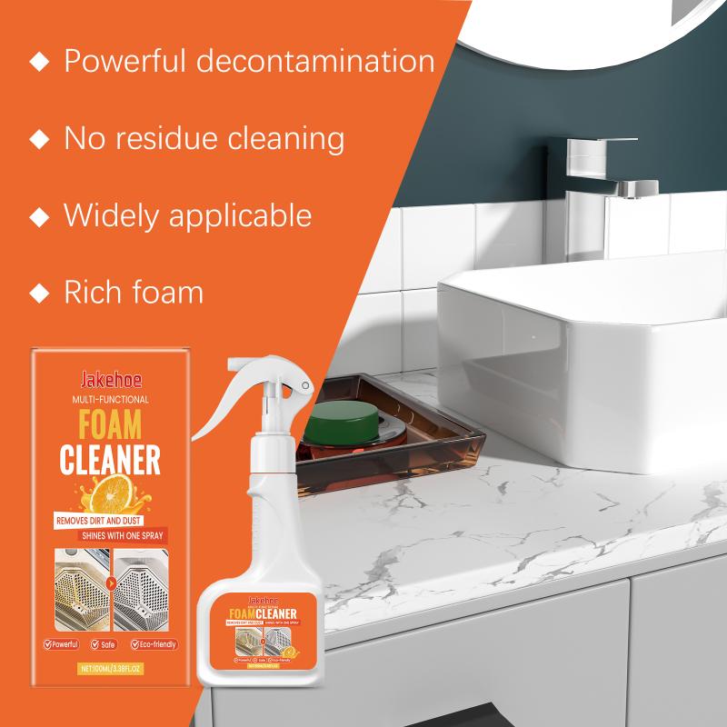 

Multi Functional Cleaner High Efficiency Foam Cleaner Multi Purpose Household Cleaning Dissolve Stains Degreasing Spray 100ml one size