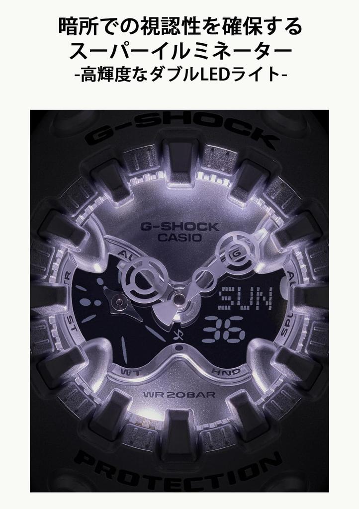 Casio Gümüş Saat G-Shock GA-V01A-8AJF Erkek