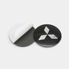 4Pcs Car Wheel Center Hub Cap Rim Cover Stickers Accessories For Mitsubishi Ralliart Mirage Outlander Xl Galant Space Star L200 wszm26