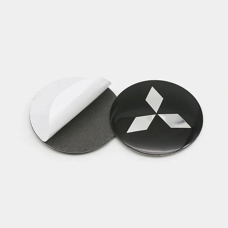 4Pcs Car Wheel Center Hub Cap Rim Cover Stickers Accessories For Mitsubishi Ralliart Mirage Outlander Xl Galant Space Star L200 wszm26