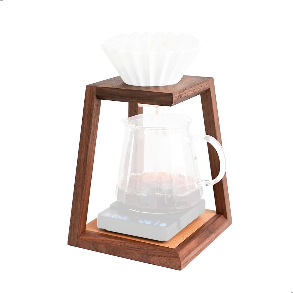 

watchget Coffee Dripper Stand, Wooden Dripper Holder, Coffee Drip, Hand Drip Coffee, Coffee Supplies (Stand Only)