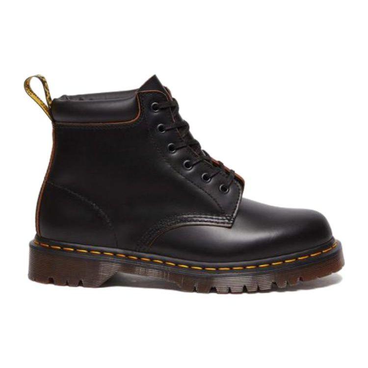 Dr. Martens Leather Trendy Minimalist Short Martin Boots Unisex Boots Black 30911001