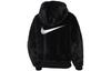 Nike Sportswear Essentials Faux Fur Jacket Black/White DD5116-010