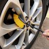 Durable Long-Handle Car Wheel Hub & Tire Cleaner Brush with Soft Bristles - Ergonomic Grip for SUVsle Design | Highquality Construction