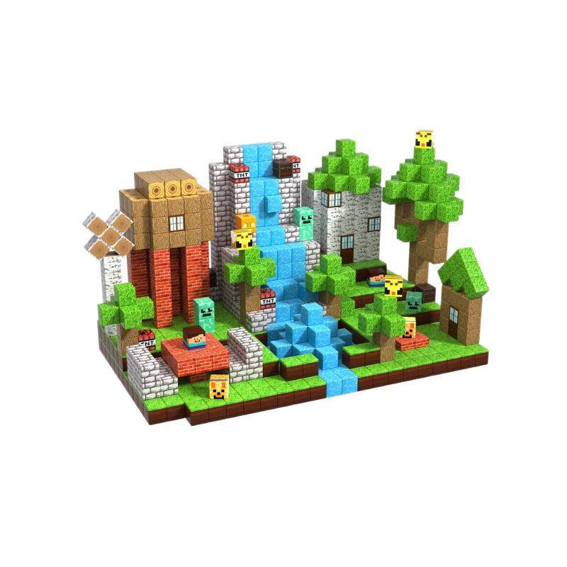 Magnetische Bausteine: Urwald-Set für die Kinderbildung