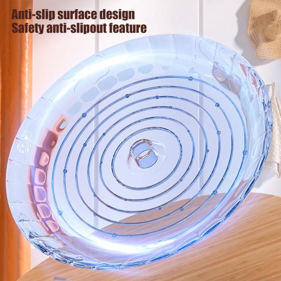 Quiet Hamster Running Wheel Flying Saucer Hamster Wheel with Hideout 2-in-1 Stable Safe Hamster Exercise Wheel for Gerbils Chinchillas Small Pets