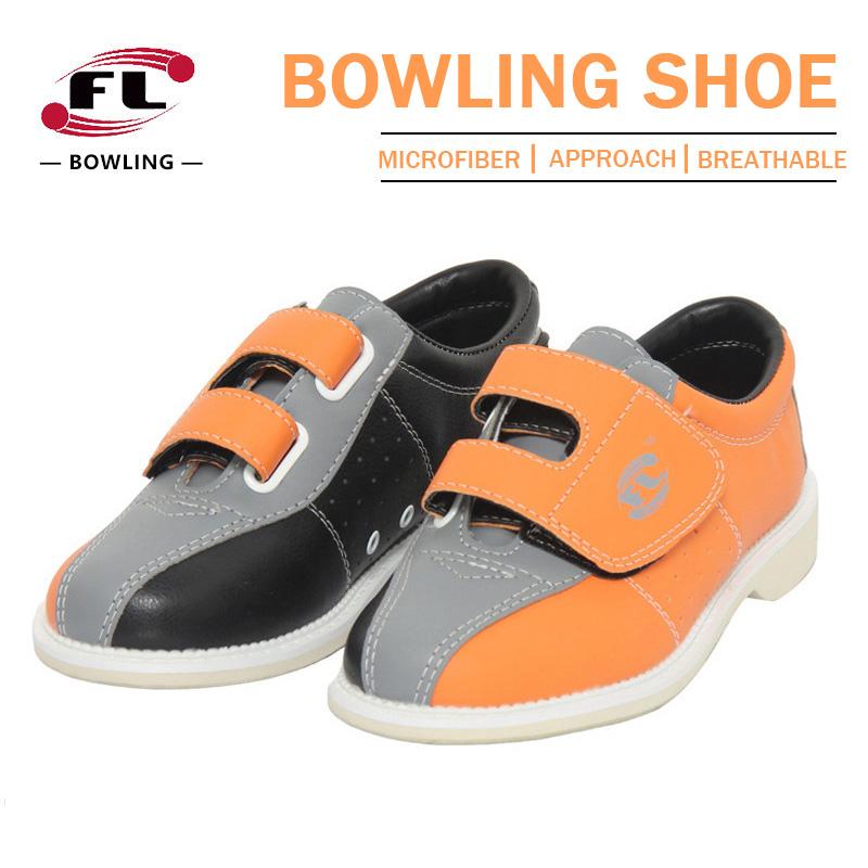 Značka FL Velká velikost 28-53 Unisex Bowlingové boty s protiskluzovou podrážkou Design poutka na patě Polstrování Sálové boty na bowling
