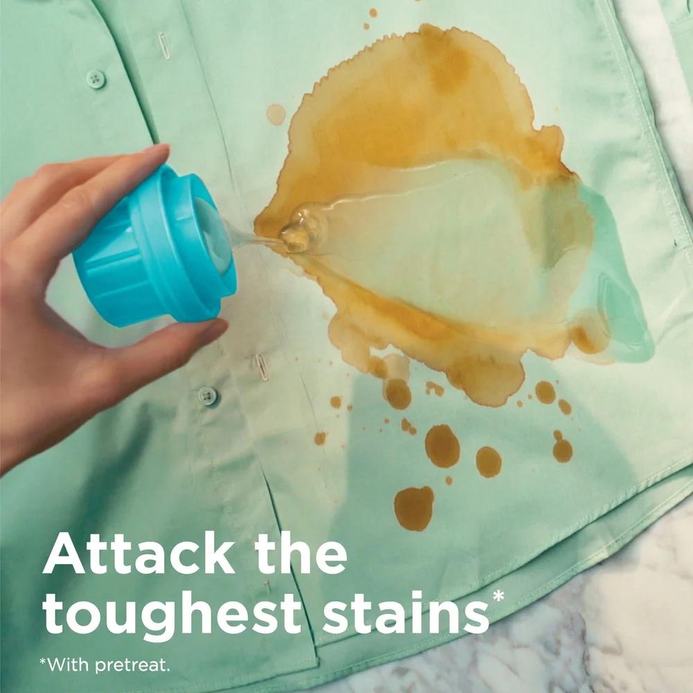 Powerful Stain Remover Sensitive Skin Bleach Free Laundry Additive Fast Action Odor Eliminator Color Safe 3 in 1 Formula