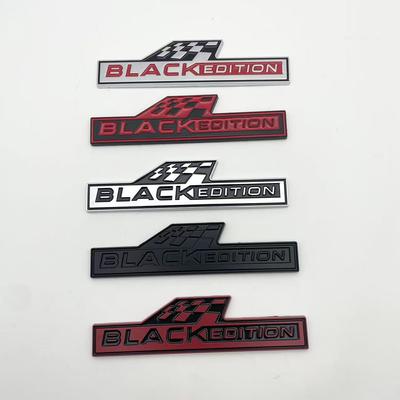 Emblema Adesivo Metallico Decorativo Edizione Nera 3D Badge Baule Posteriore Adesivo Parafango Decalcomania Carrozzeria Accessorio Auto