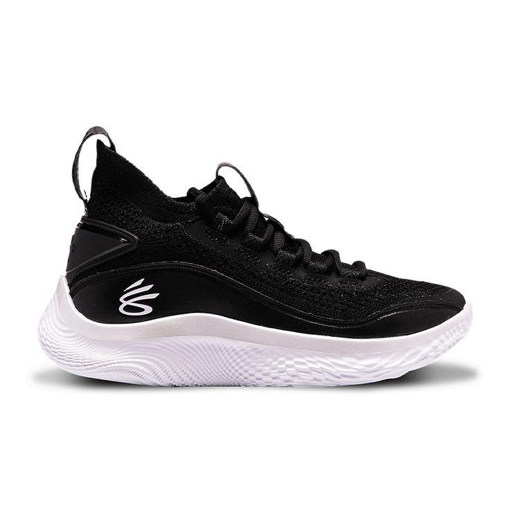 Under Armour Curry Flow 8 Black White GS 3023527-002