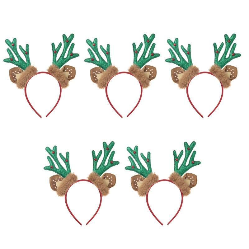 Practical Lovely Christmas Headwears for Any Ages Portable Accessory for Parties Supplies and Special Evening Event