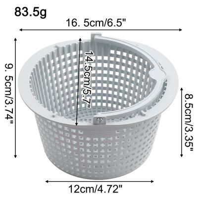 Robuster Filterkorb für Hayward SPX1091C mit Griff 16,5 x 9,5 x 12 cm Einfache Anwendung