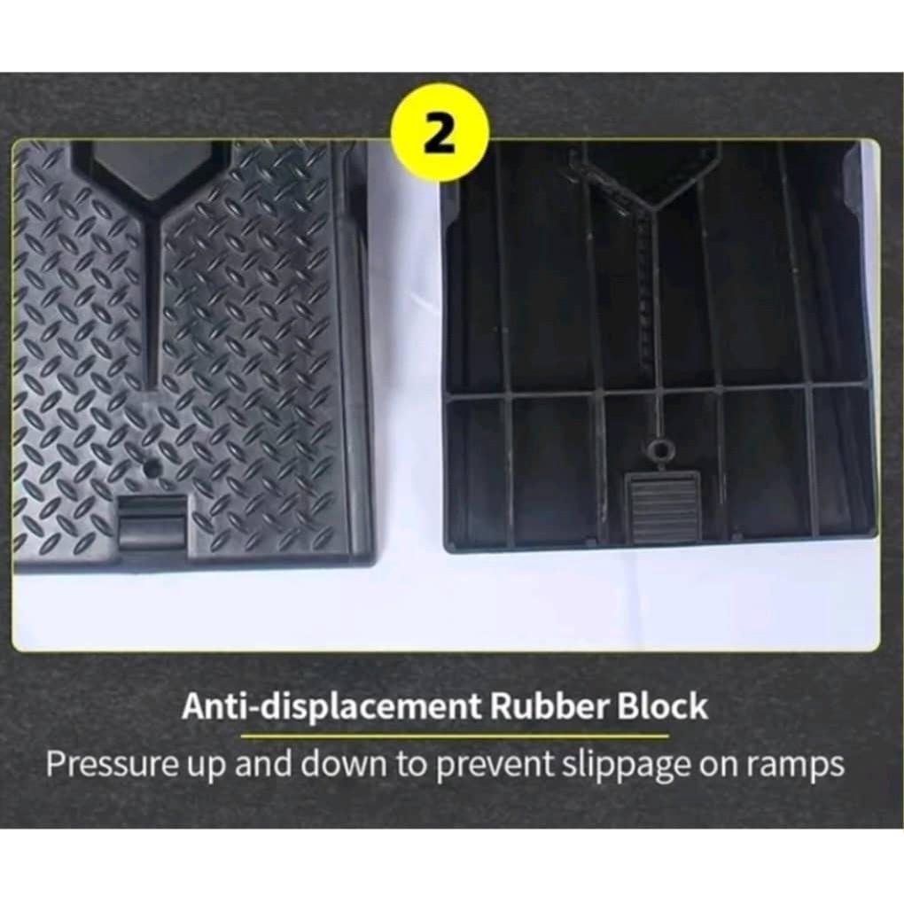 1Pair (2pcs) Heavy Duty Plastic Car Ramps Car Vehicle Truck Repairing Hand Tool Maintenance Car Oil Changing