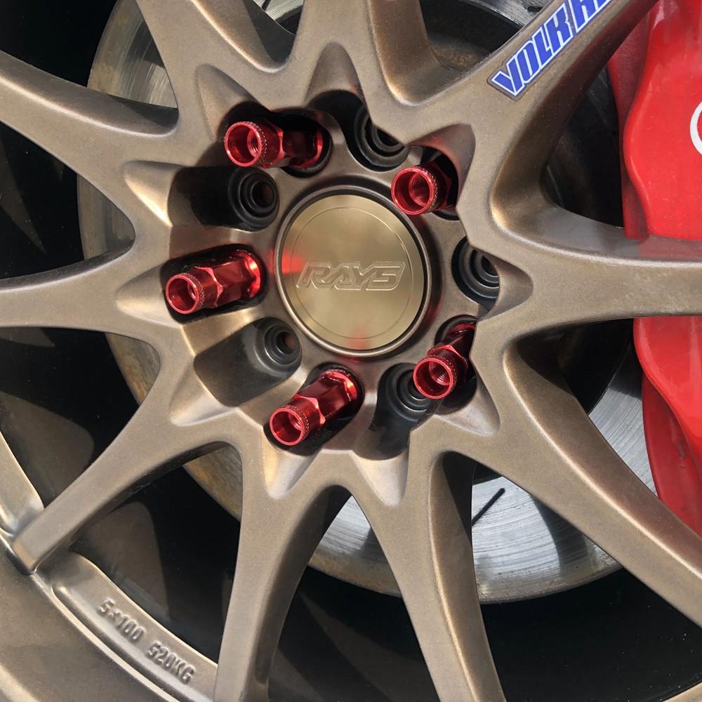 ASH1 4PCS Alloy Sport Rim Wheel Cover Cap 65mm 3D RAYS Center Cap Hubcaps Black & Silver & Grey & Bronze CE28 TE37 Saga 15 16 17 18"