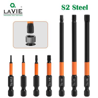 Hexagonal 5A Black Premium S2 Steel Phillips Bit: Strong Magnetic Impact Screwdriver Bit for Electric Drills.