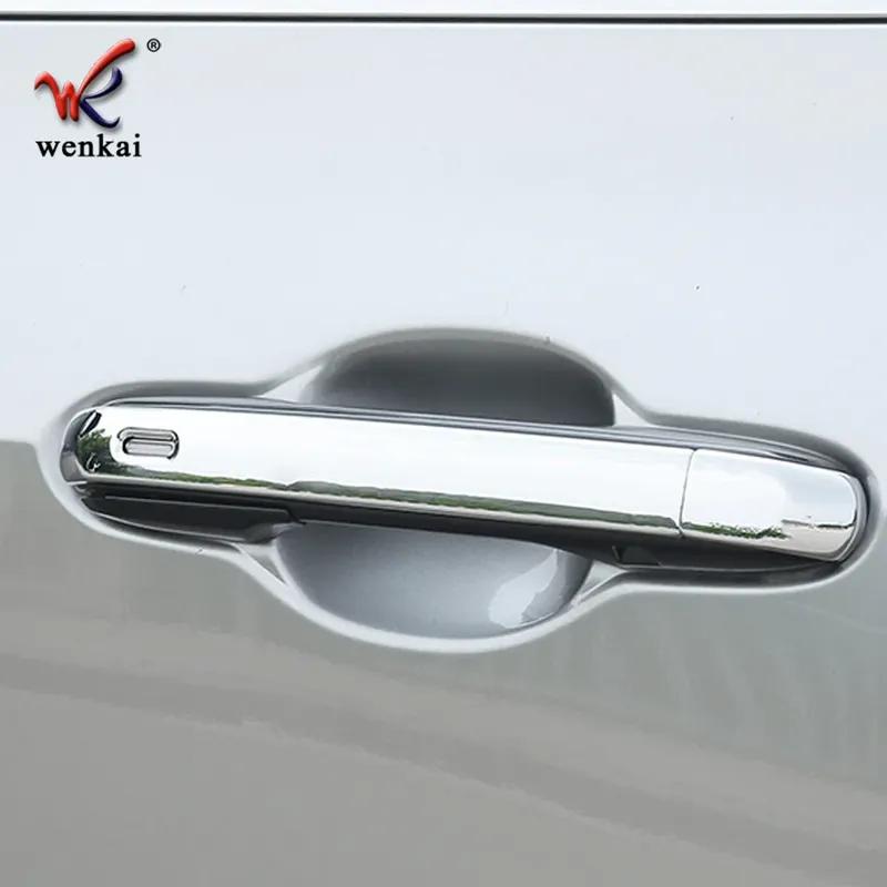 For Lexus RX 350 ALH10 450h+ ~2025 2024 Chrome Carbon Fiber Door Handle Key Decoration Cover Trim Sticker Cap Accessories