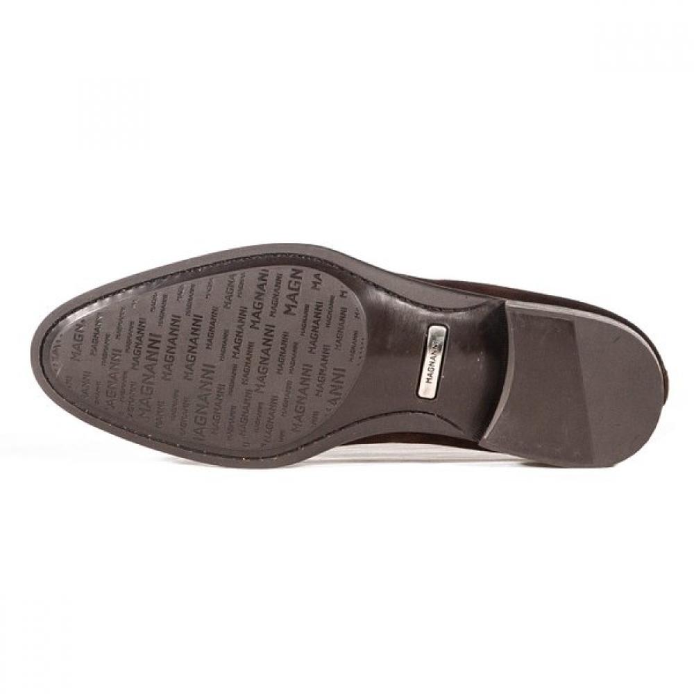 Magnanni Dark Brown Suede 24376