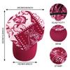 Breathable Triangular Scarf Hat Ethnic Prints Headscarf Baseball Cap  Summer Outdoor