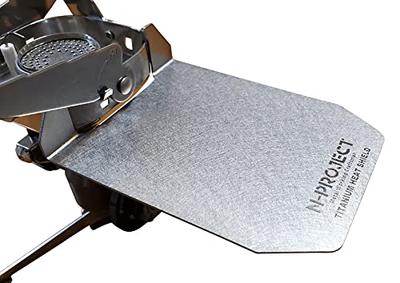 N-project Titanium Heat Shield - Compatible with Iwatani Junior Burner CB-JCB and Various Alcohol Stoves! *Burner Unit Sold Separately.