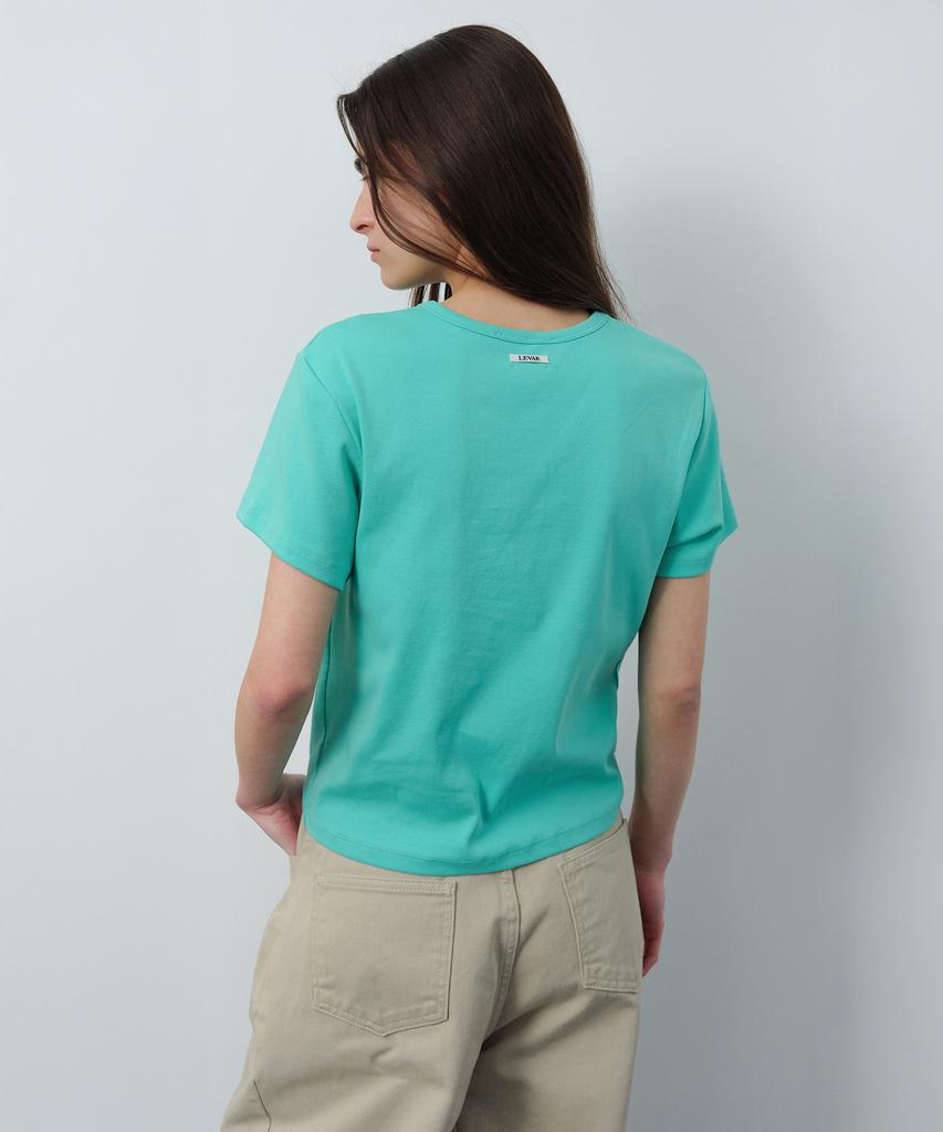 Leuba All-Day Cotton Rib T-Shirt - Florida Mint