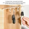 Telescopic Pull Hook Self-adhesive Closet Key Hat Handbag Holder Household Hotel Living Room Door Punch Free Hanger