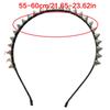 Rebellious Faux Headwrap With Silver Spikes Punk Hair Accessories For Teens Adults Festivals