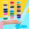 La Gacela Slime Kit - 24 Pieces Crystal Clay, Goldfish Bowl Beads, Fruit Slices, Crafting Tools, Stress Relief, Kids, Elementary School Boys, Girls, B