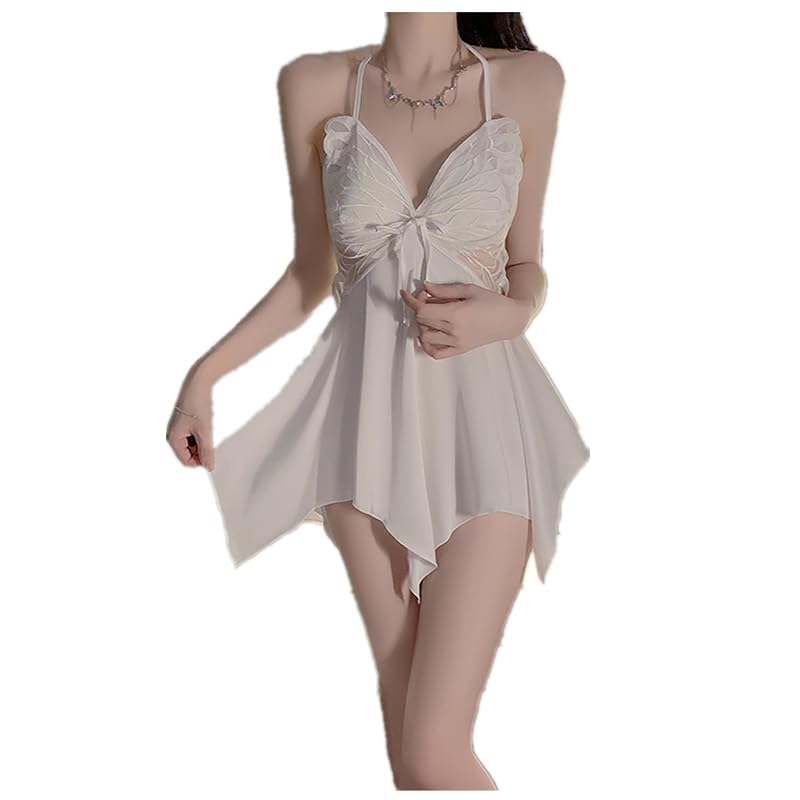 

[Mimomomm] butterfly type one piece 100KG nightwear room wear Room wear innerwear nightwear women s clothing cute bra unisex man s daughter men s girl