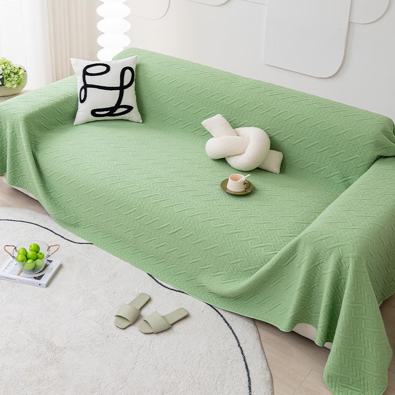 

Summer PVC Sofa Towel Non Slip Sofa Cover Full Cover Fresh Simple Cool Sofa Towel for Summer 180*130cm