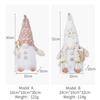 30cm Glowing Gnome Christmas Decorations 2025 Faceless Plush Dolls elf Home Ornaments Navidad New Year 2025 Gift