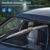 Front Windshield Wiper Blades, 12in/30.48cm Stainless Steel Polished Windshield Wipers Universal Quiet Wiper Blades for Auto Car