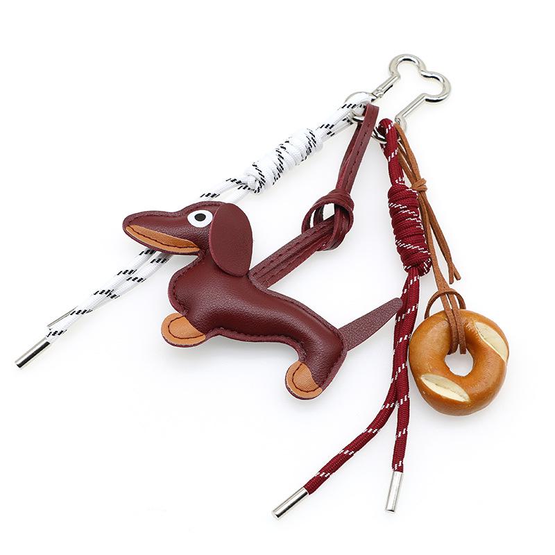 Miu Series Dachshund Cartoon Keychain Bag Pendant