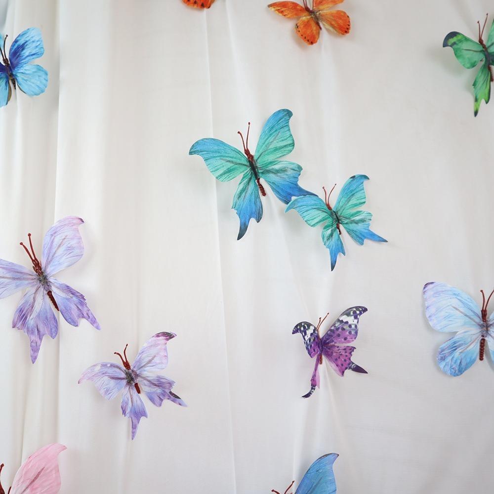 10pcs Mini Simulated Butterflys DIY Silk Fake Butterflys  Birthday Party Supplies