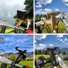 Mobiltelefonhalter Fahrrad Mobiltelefonnavigation Feste Halterung Fahrradlenker Aluminiumlegierung