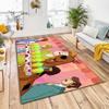 Halloween Cartoon Comedy Adventure Movie Scooby-Doo Carpet Is Suitable for Living Room and Bedroom Doormats Office Balcony Decorative Carpet V6