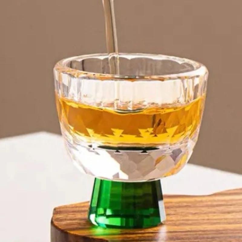 Handmade Carved Crystal Glass Whisky Glasses, Household Foreign Wine Glasses, Water Glasses, Gift Collection