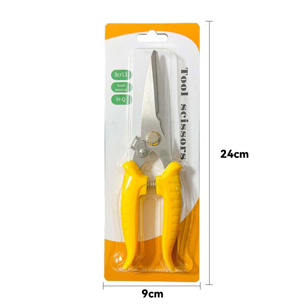 

Профессиональные электрические ножницы, многофункциональные металлические ножницы, ножницы для зачистки кабеля, инструменты электрика из нержавеющей стали, 1 шт. 8 inch жёлтый