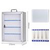 Phones Storage Cabinet Student Sturdy Aluminum Alloy Classroom Dormitory Meeting Transparent Door Portable Handle Storagebox