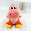 24pcs/lot Cute 12cm cartoon Anime Game Yoshi Plush Toys Dolls Keychain Kids Gifts