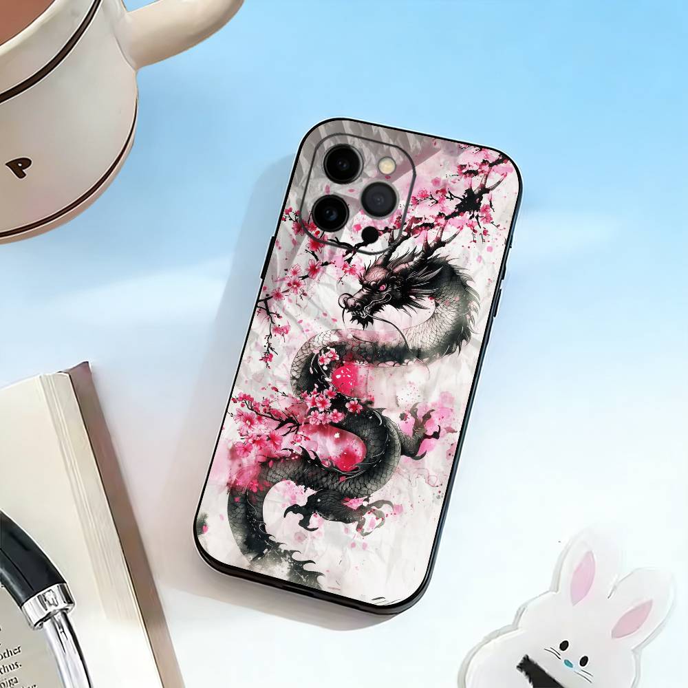Yin Yang D-Dragon Collection Phone Case Silicone Soft For IPhone 17 16 15 14 13 12 11 X XR Plus Pro Max Plus
