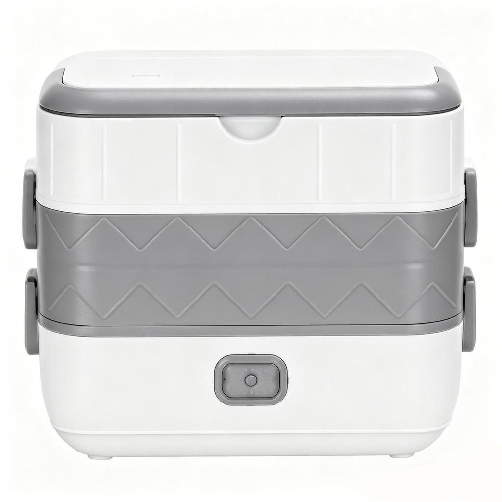 Portable Electric Lunch Box for Heating, Steaming, Cooking, and Warm Food Storage - Ideal for Office Workers