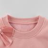 Autumn and Winter Sweater Korean Style Fleece-Lined Baby Girls