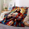1pc Sacred Artwork Blanket - Perfect Gift for Birthdays, Christmas & Halloween- Soft, Warm & Versatile yy250909084