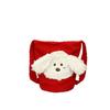 Korean Version of Fashion Underarm Bag 2025 New Simple Plush Bucket Bag Large Capacity Cartoon Puppy Fluffy Messenger Bag