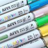12-Color Double-Ended Acrylic Markers - Large Capacity Multi-Use Brush for Student DIY Painting