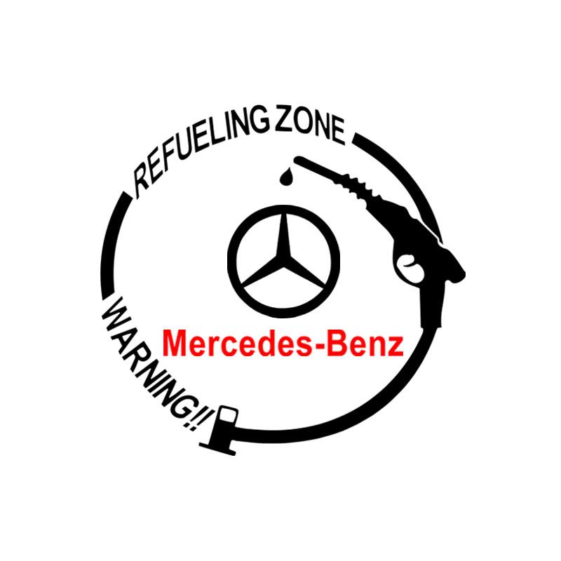 1Pcs Car Fuel Tank Cap Stickers Vinyl Fashion Decoration Decals For Mercedes Benz A180 A200 W205 E63 AMG 2014 2015 W166 W246 W242 W176 W212