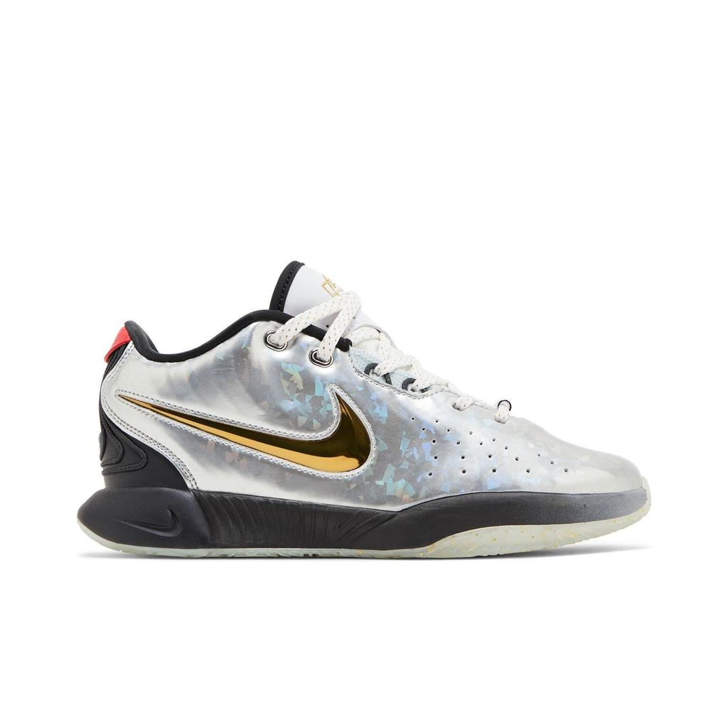 Nike LeBron 21 Grade School SE 'All-Star' (Unisex) Metallic Silver / Metallic Gold / Black / University Red Kids' Basketball Shoes FJ1530 001